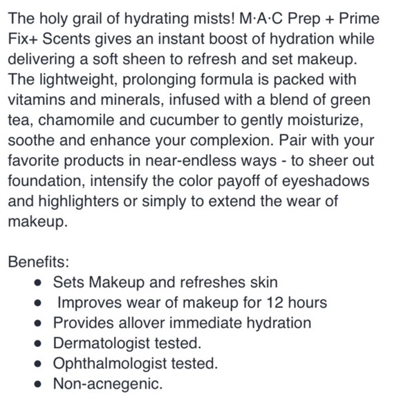 MAC Prep + Prime Fix + Setting Spray Cucumber - Picture 6 of 7